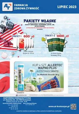 A-T - gazetka promocyjna Farmacja Zdrowa żywność od soboty 01.07 do poniedziałku 31.07