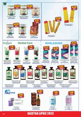 A-T - gazetka promocyjna Farmacja Zdrowa żywność od soboty 01.07 do poniedziałku 31.07 - strona 12