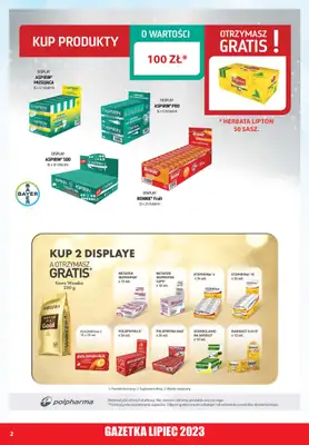 A-T - gazetka promocyjna Farmacja Zdrowa żywność od soboty 01.07 do poniedziałku 31.07 - strona 2