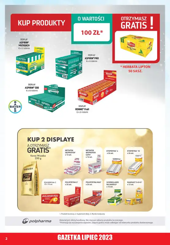 A-T - gazetka promocyjna Farmacja Zdrowa żywność od soboty 01.07 do poniedziałku 31.07 - strona 2