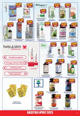 A-T - gazetka promocyjna Farmacja Zdrowa żywność od soboty 01.07 do poniedziałku 31.07 - strona 7