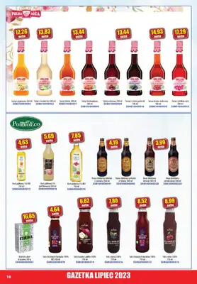 A-T - gazetka promocyjna Farmacja Zdrowa żywność od soboty 01.07 do poniedziałku 31.07 - strona 18