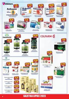 A-T - gazetka promocyjna Farmacja Zdrowa żywność od soboty 01.07 do poniedziałku 31.07 - strona 8