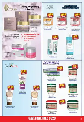 A-T - gazetka promocyjna Farmacja Zdrowa żywność od soboty 01.07 do poniedziałku 31.07 - strona 13