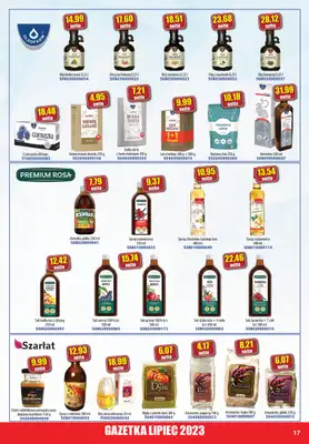A-T - gazetka promocyjna Farmacja Zdrowa żywność od soboty 01.07 do poniedziałku 31.07 - strona 17