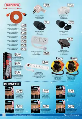 A-T - gazetka promocyjna Artykuły elektryczne od soboty 15.07 do poniedziałku 14.08 - strona 6