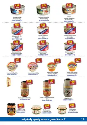 A-T - gazetka promocyjna Gazetka spożywcza od soboty 15.07 do poniedziałku 14.08 - strona 19