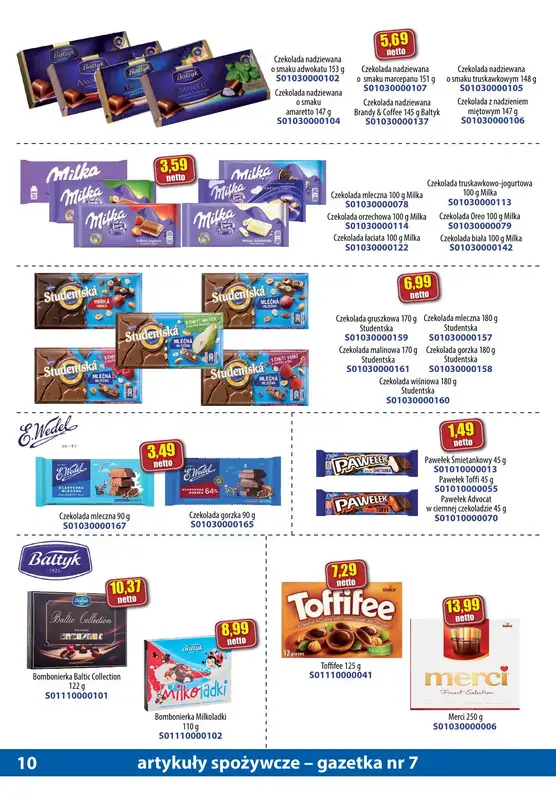 A-T - gazetka promocyjna Gazetka spożywcza od soboty 15.07 do poniedziałku 14.08 - strona 10