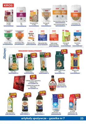 A-T - gazetka promocyjna Gazetka spożywcza od soboty 15.07 do poniedziałku 14.08 - strona 23