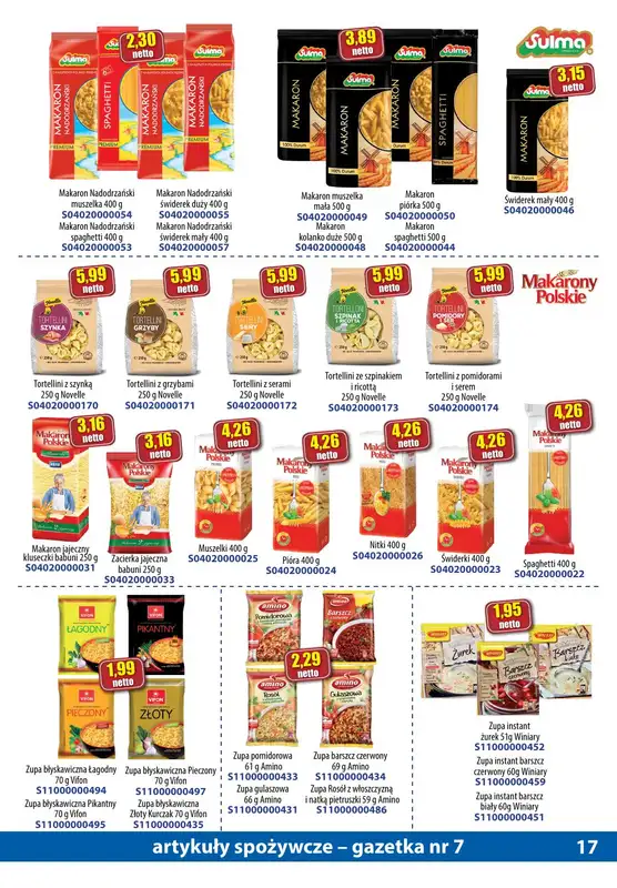 A-T - gazetka promocyjna Gazetka spożywcza od soboty 15.07 do poniedziałku 14.08 - strona 17