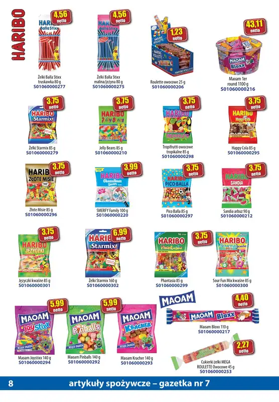 A-T - gazetka promocyjna Gazetka spożywcza od soboty 15.07 do poniedziałku 14.08 - strona 8