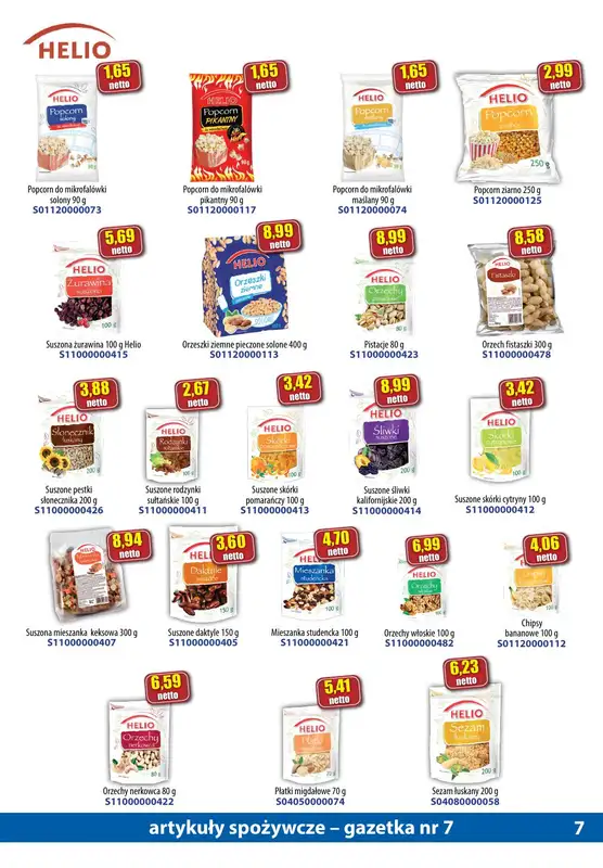 A-T - gazetka promocyjna Gazetka spożywcza od soboty 15.07 do poniedziałku 14.08 - strona 7
