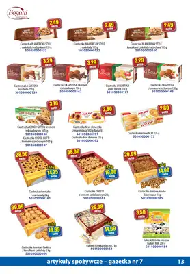 A-T - gazetka promocyjna Gazetka spożywcza od soboty 15.07 do poniedziałku 14.08 - strona 13