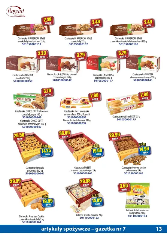 A-T - gazetka promocyjna Gazetka spożywcza od soboty 15.07 do poniedziałku 14.08 - strona 13