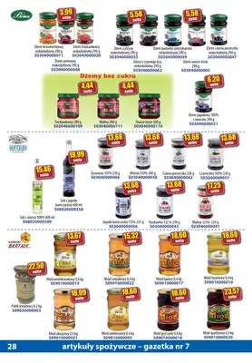 A-T - gazetka promocyjna Gazetka spożywcza od soboty 15.07 do poniedziałku 14.08 - strona 28