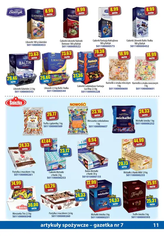 A-T - gazetka promocyjna Gazetka spożywcza od soboty 15.07 do poniedziałku 14.08 - strona 11