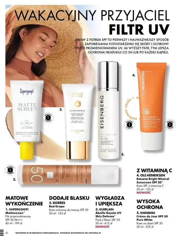 Sephora - gazetka promocyjna Katalog - lato od poniedziałku 17.07 do poniedziałku 31.07 - strona 22