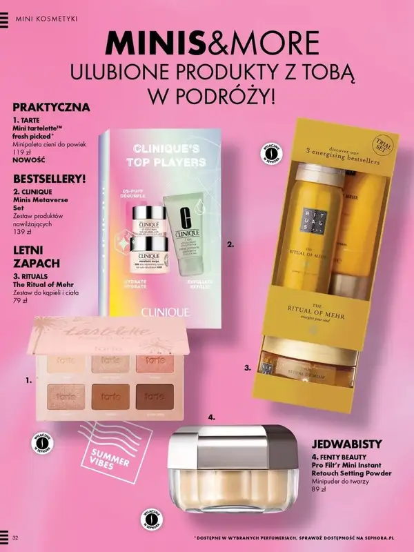 Sephora - gazetka promocyjna Katalog - lato od poniedziałku 17.07 do poniedziałku 31.07 - strona 32