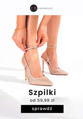 Czasnabuty.pl - gazetka promocyjna Buty od 39,99 zł od środy 26.07 do niedzieli 03.09