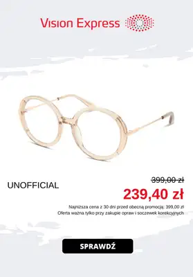 Vision Express - gazetka promocyjna Do -40% na okulary korekcyjne od poniedziałku 31.07 do niedzieli 27.08 - strona 6