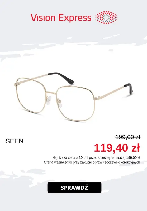 Vision Express - gazetka promocyjna Do -40% na okulary korekcyjne od poniedziałku 31.07 do niedzieli 27.08 - strona 3