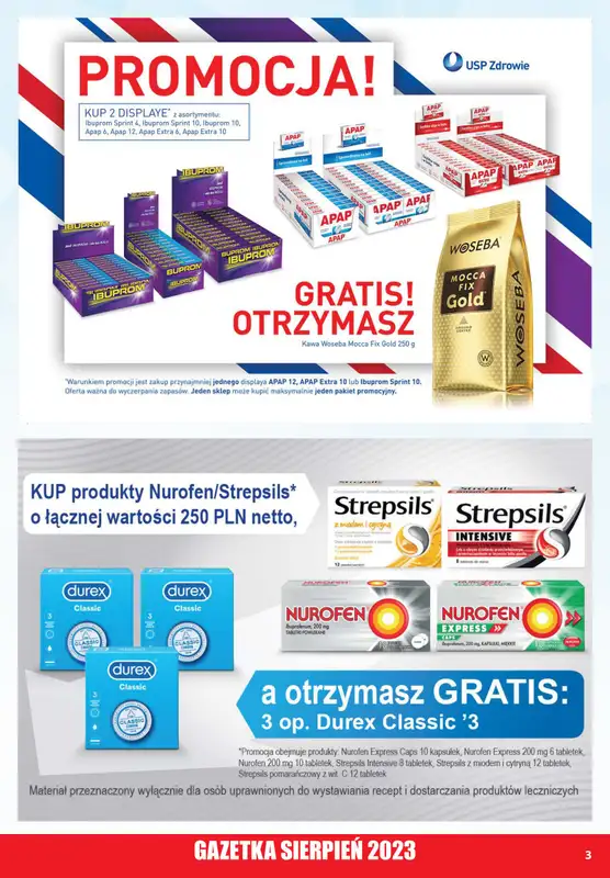 A-T - gazetka promocyjna Farmacja Zdrowa żywność od wtorku 01.08 do czwartku 31.08 - strona 3