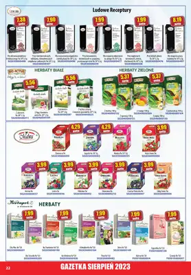 A-T - gazetka promocyjna Farmacja Zdrowa żywność od wtorku 01.08 do czwartku 31.08 - strona 22