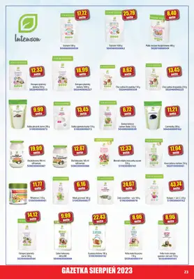 A-T - gazetka promocyjna Farmacja Zdrowa żywność od wtorku 01.08 do czwartku 31.08 - strona 23