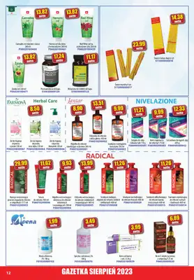 A-T - gazetka promocyjna Farmacja Zdrowa żywność od wtorku 01.08 do czwartku 31.08 - strona 12