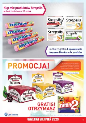 A-T - gazetka promocyjna Farmacja Zdrowa żywność od wtorku 01.08 do czwartku 31.08 - strona 5
