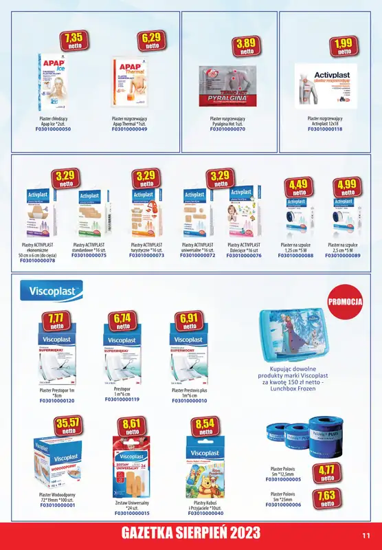 A-T - gazetka promocyjna Farmacja Zdrowa żywność od wtorku 01.08 do czwartku 31.08 - strona 11