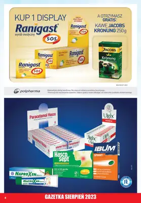 A-T - gazetka promocyjna Farmacja Zdrowa żywność od wtorku 01.08 do czwartku 31.08 - strona 4