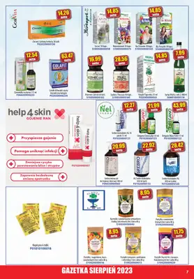 A-T - gazetka promocyjna Farmacja Zdrowa żywność od wtorku 01.08 do czwartku 31.08 - strona 7