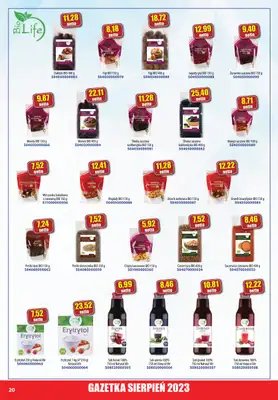 A-T - gazetka promocyjna Farmacja Zdrowa żywność od wtorku 01.08 do czwartku 31.08 - strona 20