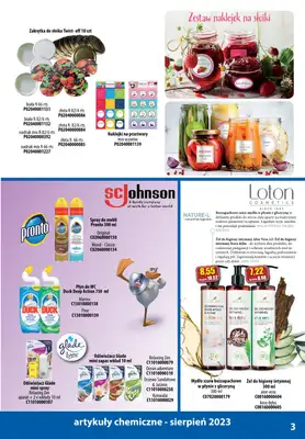 A-T - gazetka promocyjna Produkty chemiczne od wtorku 01.08 do czwartku 31.08 - strona 3