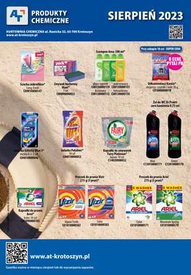 A-T - gazetka promocyjna Produkty chemiczne od wtorku 01.08 do czwartku 31.08