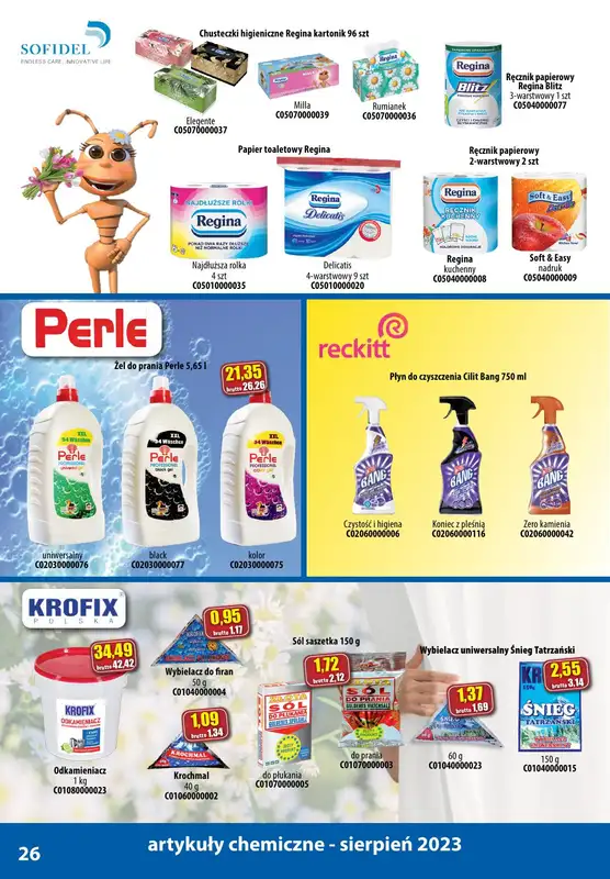 A-T - gazetka promocyjna Produkty chemiczne od wtorku 01.08 do czwartku 31.08 - strona 26