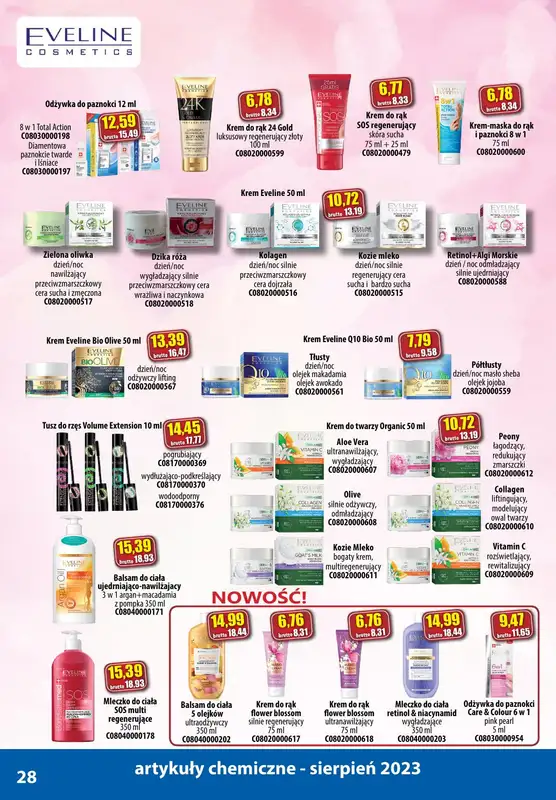 A-T - gazetka promocyjna Produkty chemiczne od wtorku 01.08 do czwartku 31.08 - strona 28