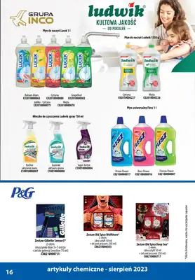 A-T - gazetka promocyjna Produkty chemiczne od wtorku 01.08 do czwartku 31.08 - strona 16