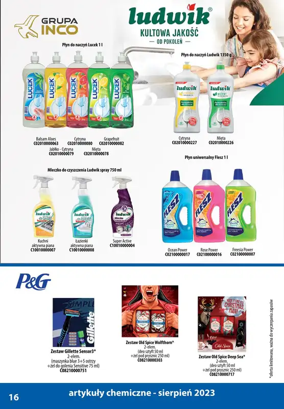 A-T - gazetka promocyjna Produkty chemiczne od wtorku 01.08 do czwartku 31.08 - strona 16