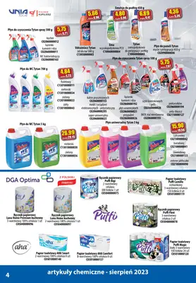A-T - gazetka promocyjna Produkty chemiczne od wtorku 01.08 do czwartku 31.08 - strona 4