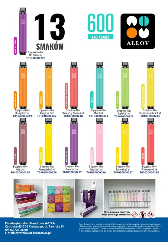 A-T - gazetka promocyjna Produkty chemiczne od wtorku 01.08 do czwartku 31.08 - strona 36