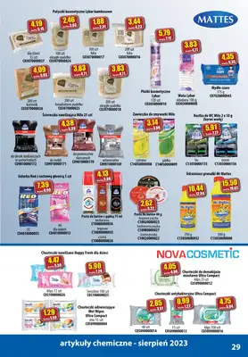 A-T - gazetka promocyjna Produkty chemiczne od wtorku 01.08 do czwartku 31.08 - strona 29