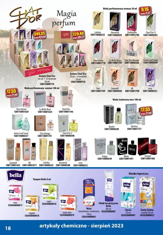 A-T - gazetka promocyjna Produkty chemiczne od wtorku 01.08 do czwartku 31.08 - strona 18