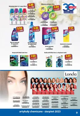 A-T - gazetka promocyjna Produkty chemiczne od wtorku 01.08 do czwartku 31.08 - strona 9