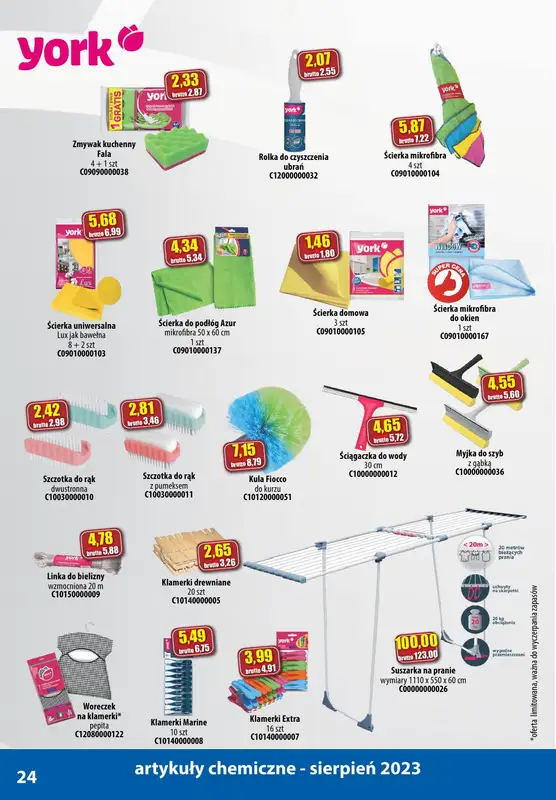 A-T - gazetka promocyjna Produkty chemiczne od wtorku 01.08 do czwartku 31.08 - strona 24