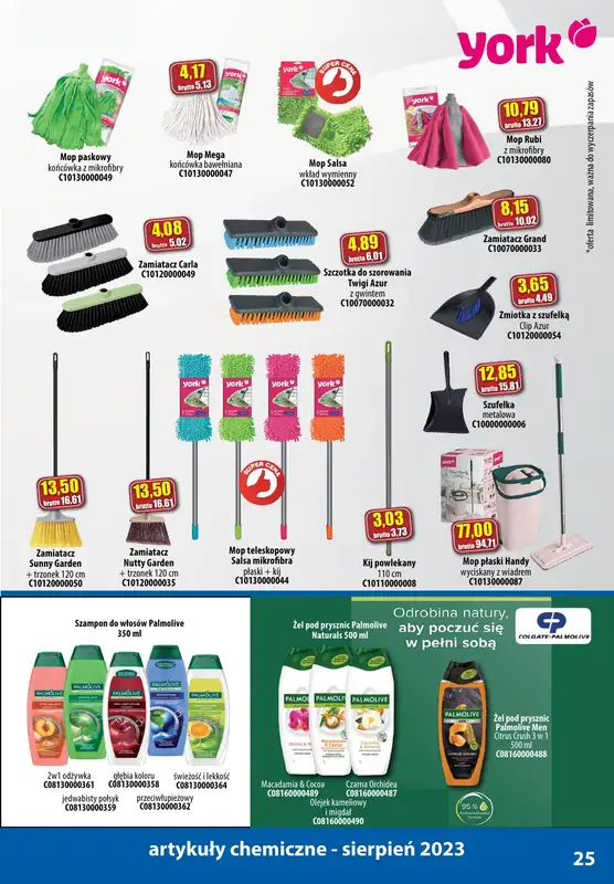 A-T - gazetka promocyjna Produkty chemiczne od wtorku 01.08 do czwartku 31.08 - strona 25