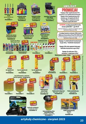A-T - gazetka promocyjna Produkty chemiczne od wtorku 01.08 do czwartku 31.08 - strona 23