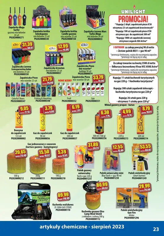 A-T - gazetka promocyjna Produkty chemiczne od wtorku 01.08 do czwartku 31.08 - strona 23