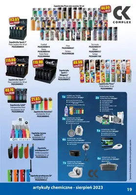 A-T - gazetka promocyjna Produkty chemiczne od wtorku 01.08 do czwartku 31.08 - strona 19